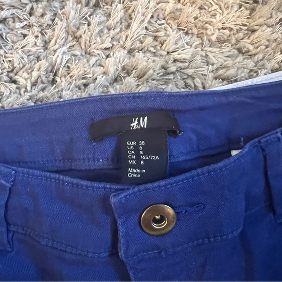 H&M Raw Hem Mid Rise Denim Shorts Rolled Hem - 3 Pair Bundle - Picture 3 of 6